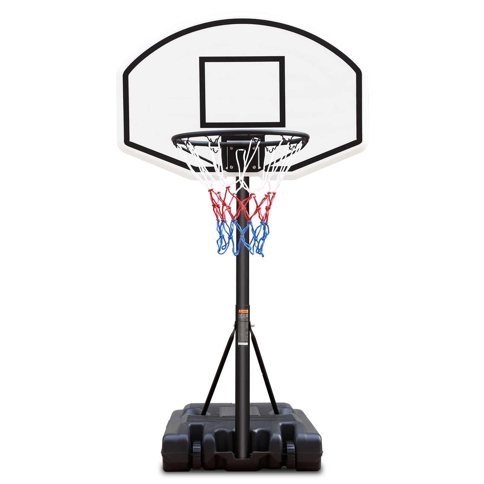 Portable Poolside Basketball Hoop Swimming Pool 3.1ft to 4.7ft Height-Adjustable Basketball System Goal Stand for Kids Doba